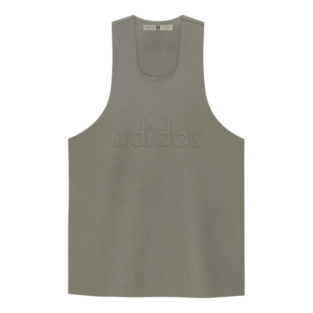 Adidas Mens Fear of God Athletics Tank Tap / Clay